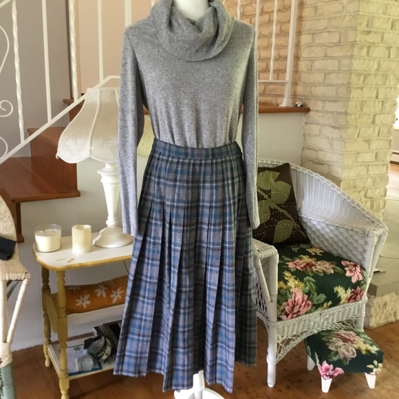 PENDLETON WOOL VINTAGE SKIRT - Picture 9 of 11